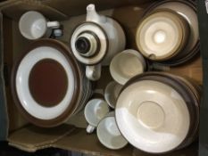 A quantity of Denby dinner and tea wares