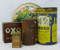 A small quantity of tins