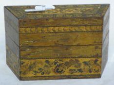 A small Tunbridge ware box