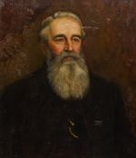 ENGLISH SCHOOL (late 19th/early 20th century) Portrait of a Bearded Gentleman Oil on canvas 54 x 64