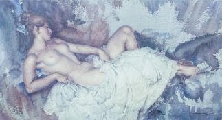 SIR WILLIAM RUSSELL FLINT (1880-1969) British (AR) Reclining Nude Limited edition print Signed in