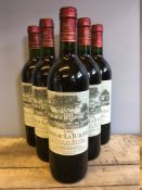 Chateau la Tuiliere Cotes de Bourg 1996 Six bottles.