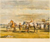 SIR ALFRED JAMES MUNNINGS (1878-1959) British (AR) After The Race Limited edition print Signed in