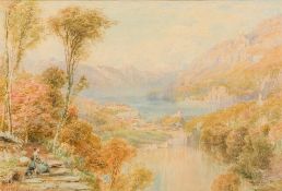 EBENEZER WAKE COOK (1843-1926) British The Lake of Brienz,