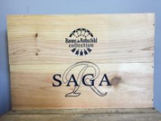 Saga Bordeaux Coffret Prestige Barons de Rothschild Lafite Collection Six bottles,