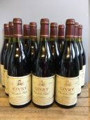 Givry Clos de la Putin 1996 Twelve bottles.