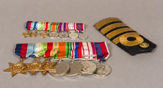 A group of seven medals awarded to Capt.
