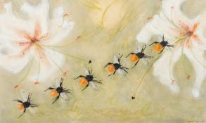 DAPHNE REYNOLDS (1918-2002) British (AR) A Bee Line; together with Lobster Oils on paper 58.