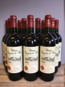 Chateau Queyreau de Haut Bordeaux Superiore 1995 Twelve bottles.