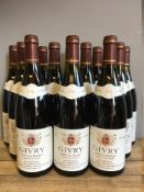 Givry Sous la Roche 1996 Twelve bottles.