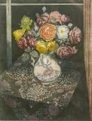 RICHARD BAWDEN (born 1936) British (AR) Fading Roses Limited edition aquatint Signed, dated 75,