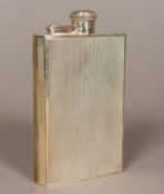 An Elizabeth II silver spirit flask, hallmarked Sheffield 1960,