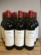 Chateau Fourcas Dupre Listrac-Medoc 1983 Twelve bottles.