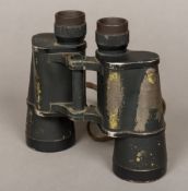 A pair of German World War II Africa Corps binoculars,