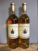 Chateau Bastor-Lamontagne Sauternes 1997 Two bottles.