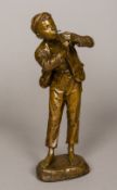 KARL HACKSTOCK (1855-1919) Austrian A Spurt Bronze,