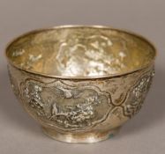 A 19th century Chinese silver bowl,