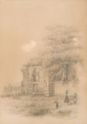 Attributed to FRANCIS NICHOLSON (1753-1844) British St John's, Chester Pencil Titled,