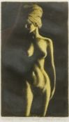 FRANCIS KELLY (1927-2012) American Nancy Limited edition artists proof etching Signed and titled in