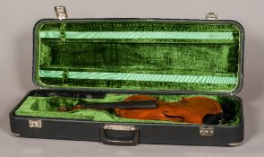 A 20th century violin by A Victor Holdsworth,