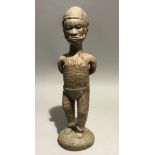 An African wood carving of a slave