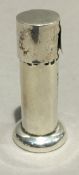 A silver needle case, Asprey,