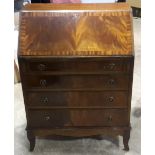 A mahogany bureau