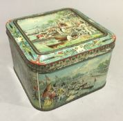 A Huntley and Palmers Henley Regatta biscuit tin