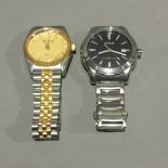 Two gentleman's wristwatches
