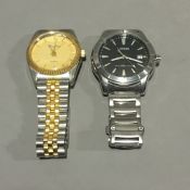 Two gentleman's wristwatches