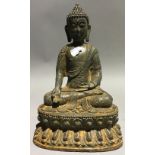 A Chinese bronze Buddha