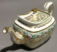 A Spode porcelain teapot and cover, circa 1805,