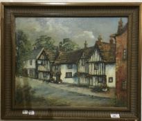 HILDA COOPER, Lavenham, oil, signed,