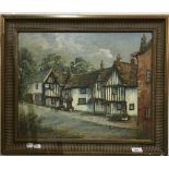 HILDA COOPER, Lavenham, oil, signed,