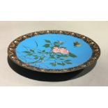 An early 20th century cloisonne dish