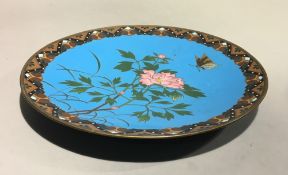 An early 20th century cloisonne dish