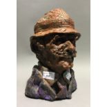 COOPER of Ely, Fenman, ceramic bust,