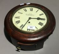 A fusee wall clock