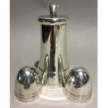 A Christofle, France E.P.N.S pepper mill and a small pair of Christofle E.P.N.
