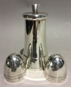 A Christofle, France E.P.N.S pepper mill and a small pair of Christofle E.P.N.