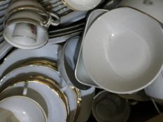 A large quantity of china, including tea and dinner wares,