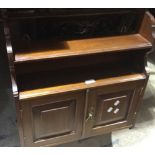 An Edwardian mahogany wall cabinet