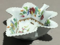 A Spode stone china leaf shaped pickle dish, circa 1815,