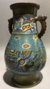 A cloisonne vase