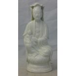 A Chinese blanc de chine model of Guanyin