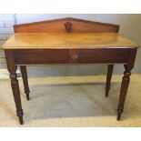 A Victorian mahogany side table