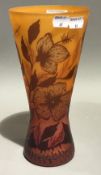 A Galle style vase