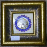 An Indian miniature painted on mother-of-pearl