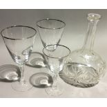 A quantity of domestic glassware,