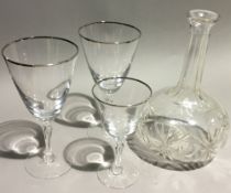 A quantity of domestic glassware,